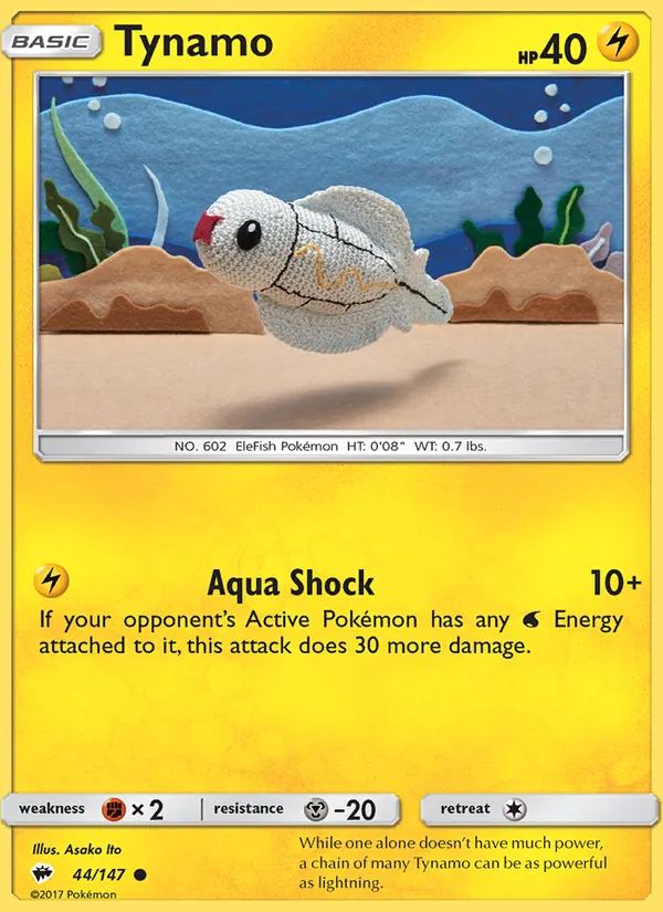 Tynamo - Burning Shadows Pokemon Card