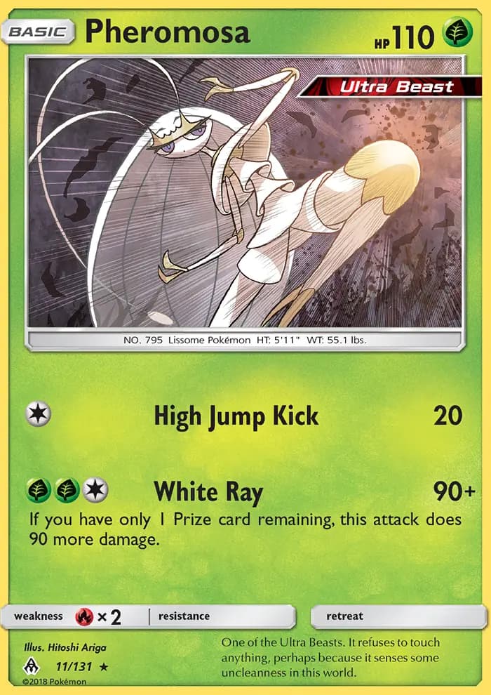Pheromosa - Forbidden Light Pokemon Card