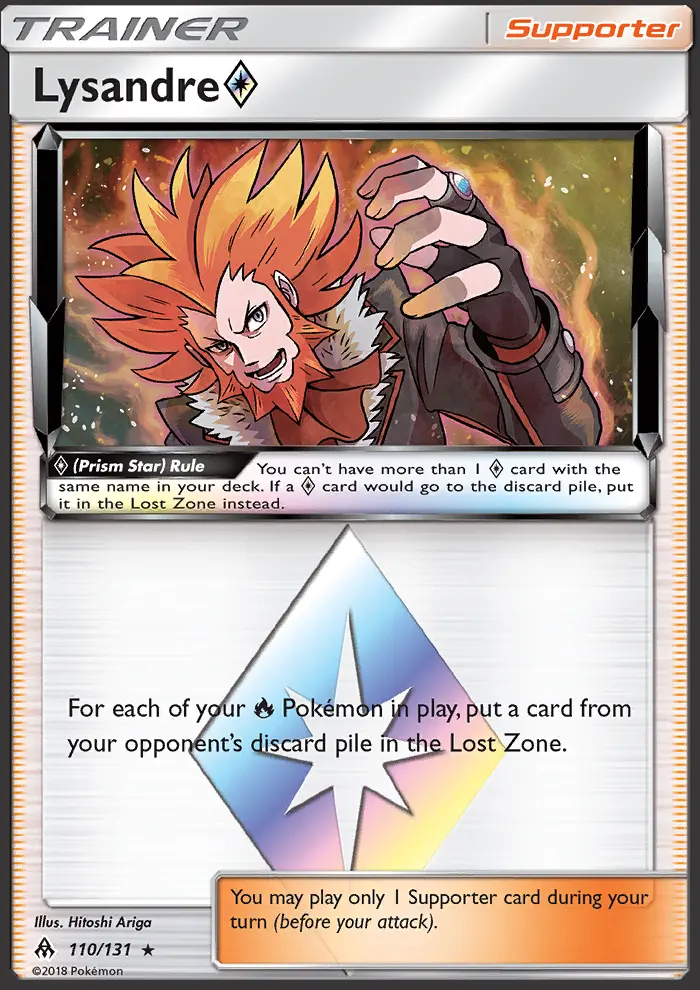 Lysandre ◇ - Forbidden Light Pokemon Card