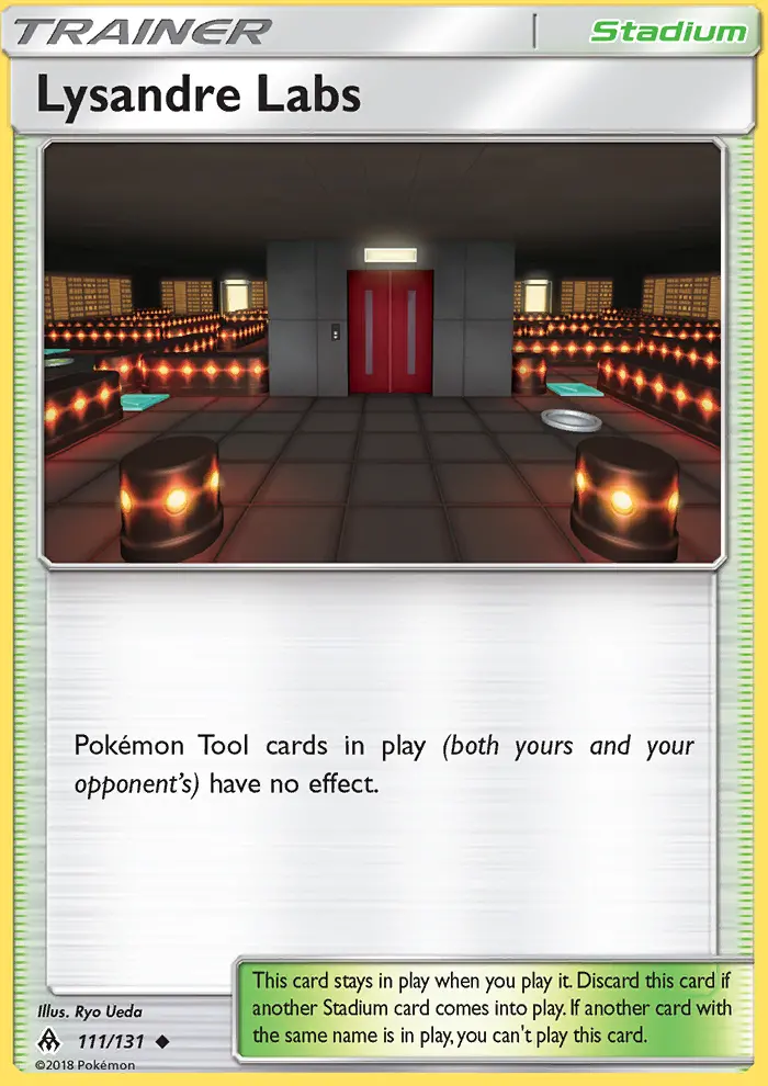 Lysandre Labs - Forbidden Light Pokemon Card
