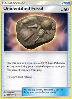 Unidentified Fossil - Forbidden Light