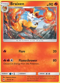 Braixen - Forbidden Light