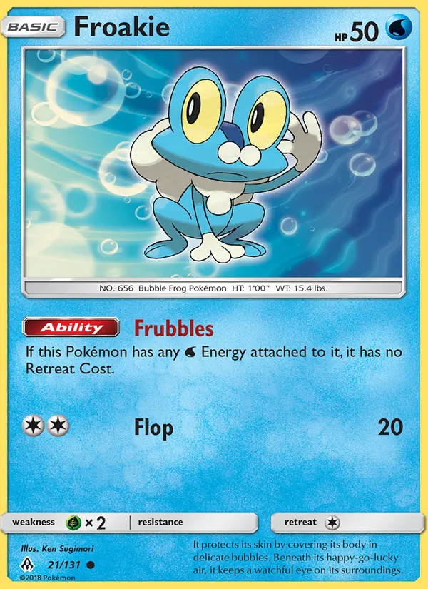 Froakie - Forbidden Light Pokemon Card