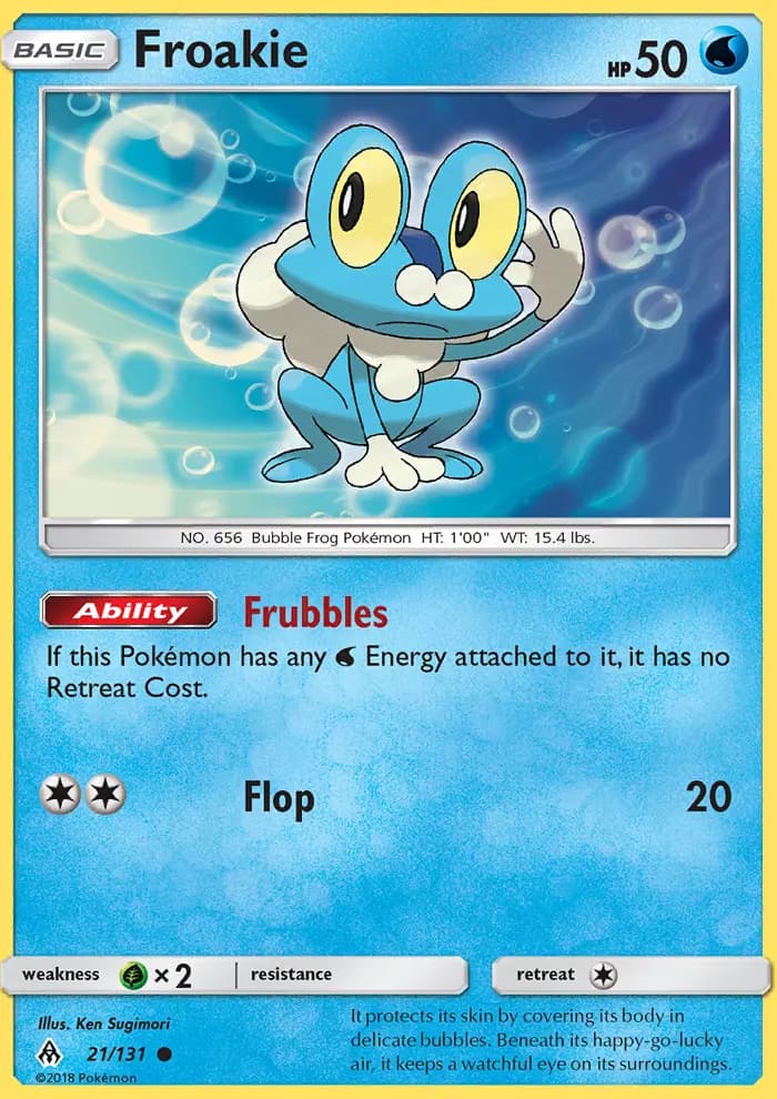 Froakie - Forbidden Light Pokemon Card