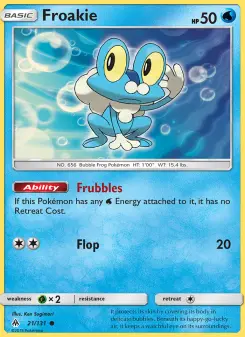 Froakie - Forbidden Light