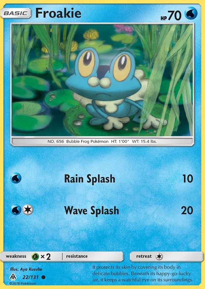 Froakie - Forbidden Light Pokemon Card