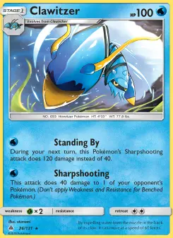 Clawitzer - Forbidden Light