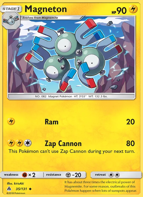 Magneton - Forbidden Light Pokemon Card