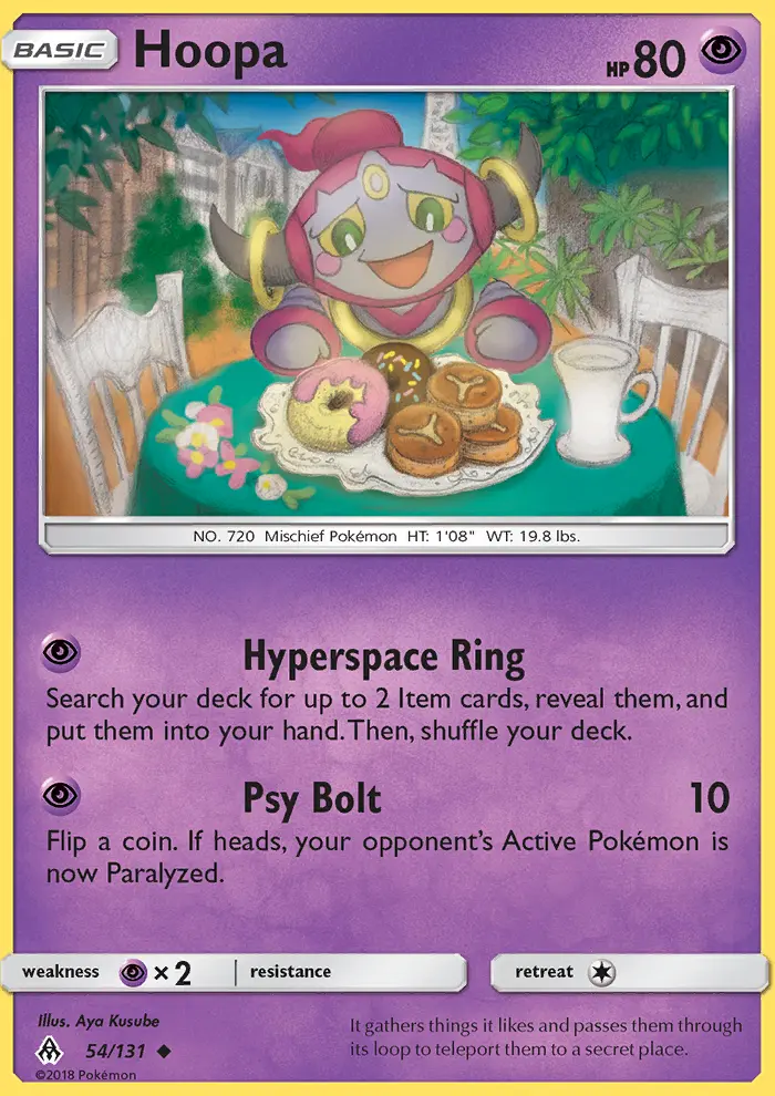 Hoopa - Forbidden Light Pokemon Card
