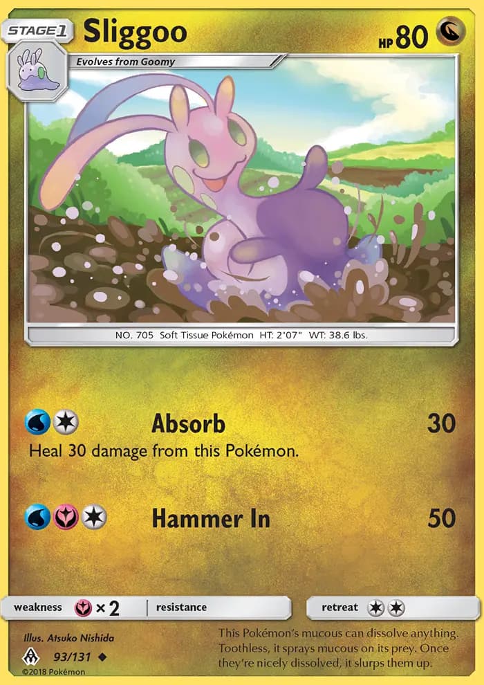 Sliggoo - Forbidden Light Pokemon Card