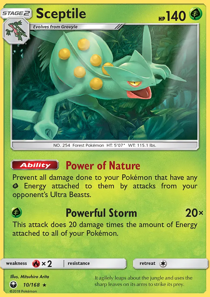 Sceptile - Celestial Storm Pokemon Card