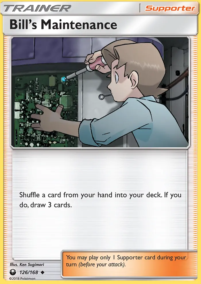 Bill’s Maintenance - Celestial Storm Pokemon Card