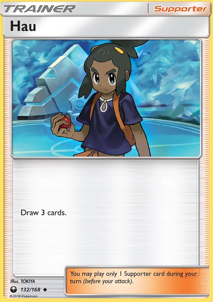 Hau - Celestial Storm Pokemon Card
