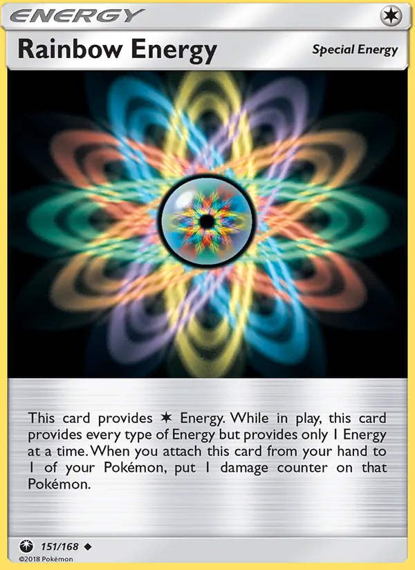 Rainbow Energy - Celestial Storm Pokemon Card