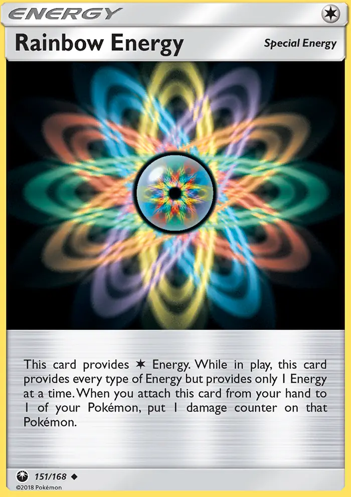 Rainbow Energy - Celestial Storm Pokemon Card
