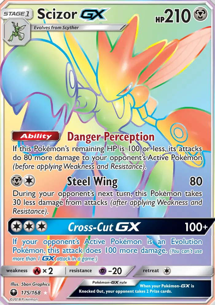 Scizor GX - Celestial Storm Pokemon Card