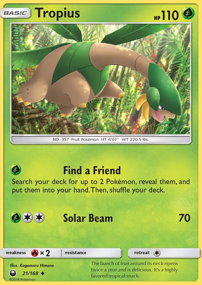 Tropius - Celestial Storm Pokemon Card