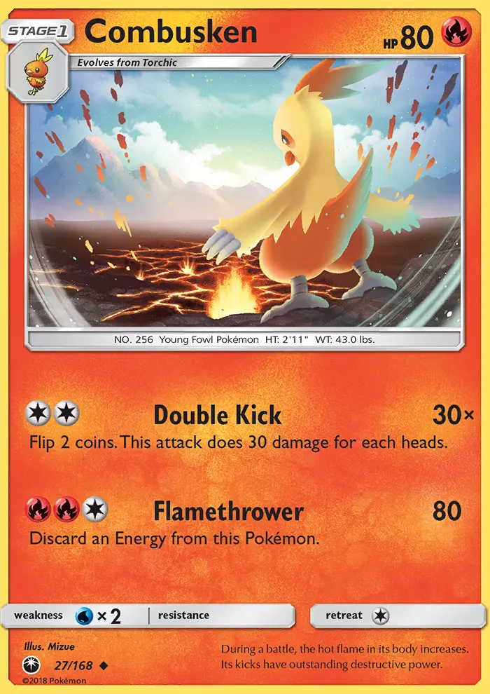 Combusken - Celestial Storm Pokemon Card