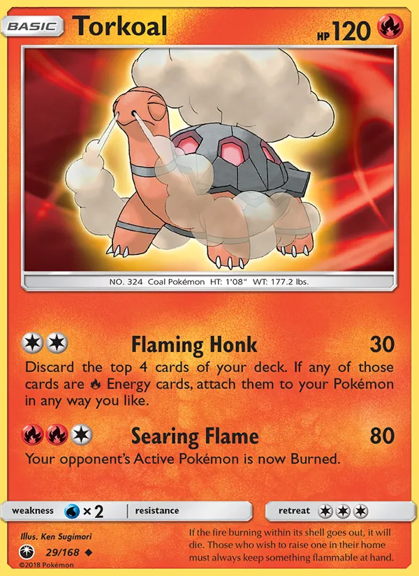Torkoal - Celestial Storm Pokemon Card