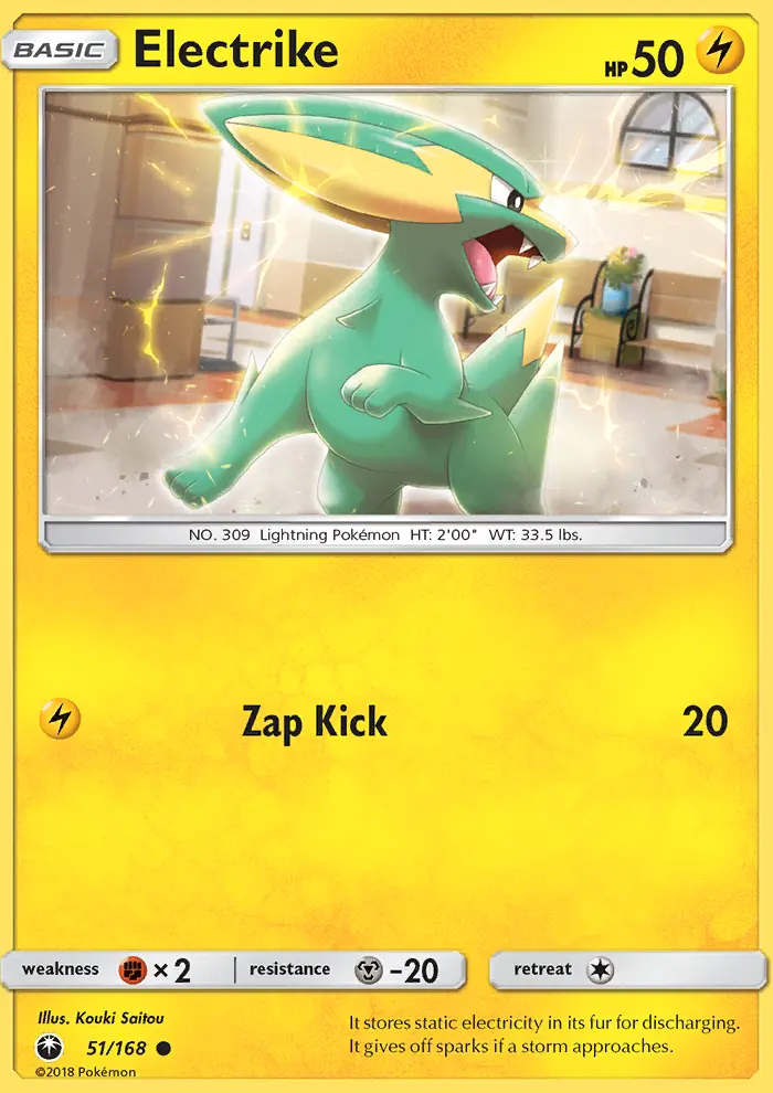 Electrike - Celestial Storm Pokemon Card