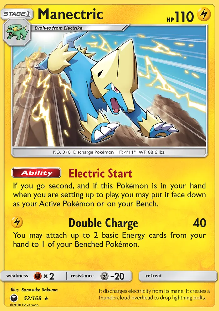 Manectric - Celestial Storm Pokemon Card