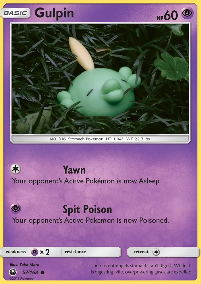 Gulpin - Celestial Storm Pokemon Card
