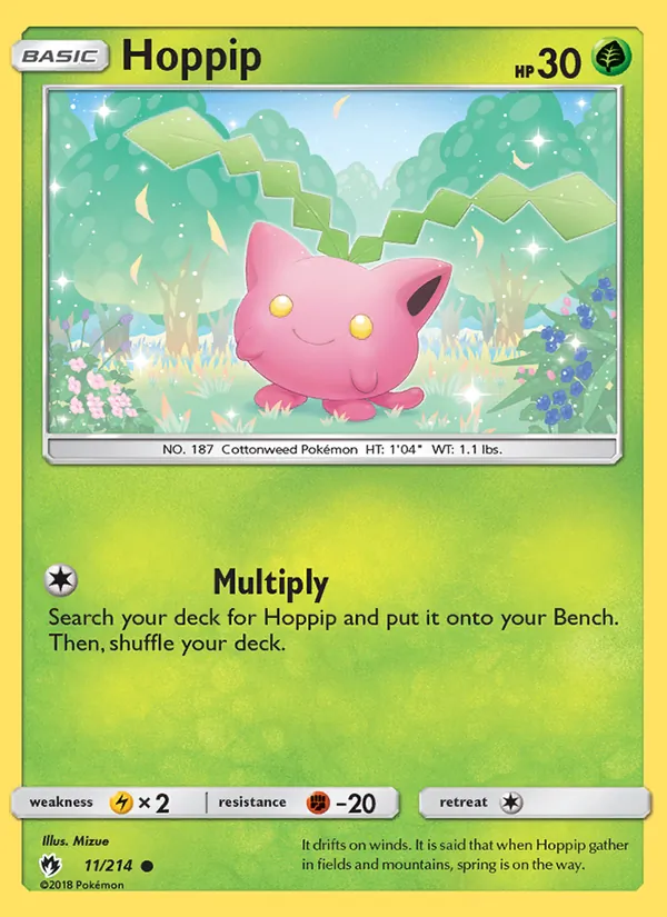 Hoppip - Lost Thunder Pokemon Card