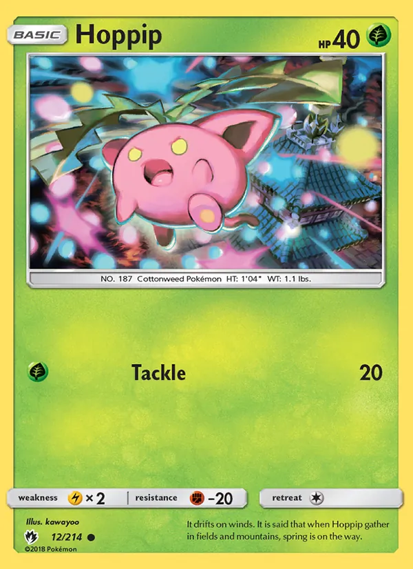 Hoppip - Lost Thunder Pokemon Card