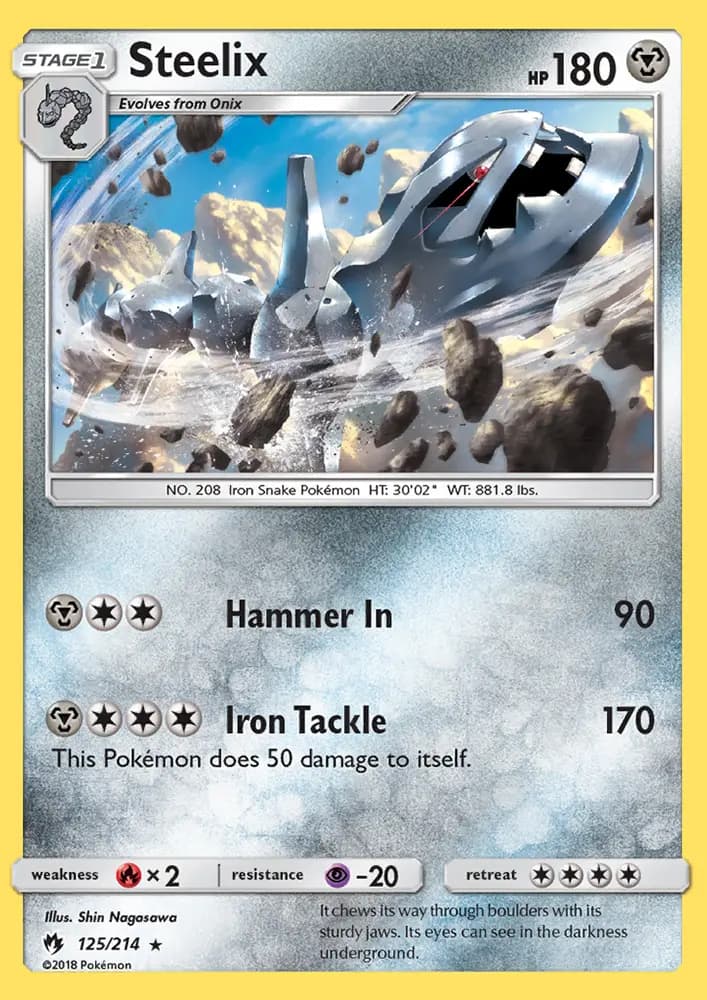 Steelix - Lost Thunder Pokemon Card