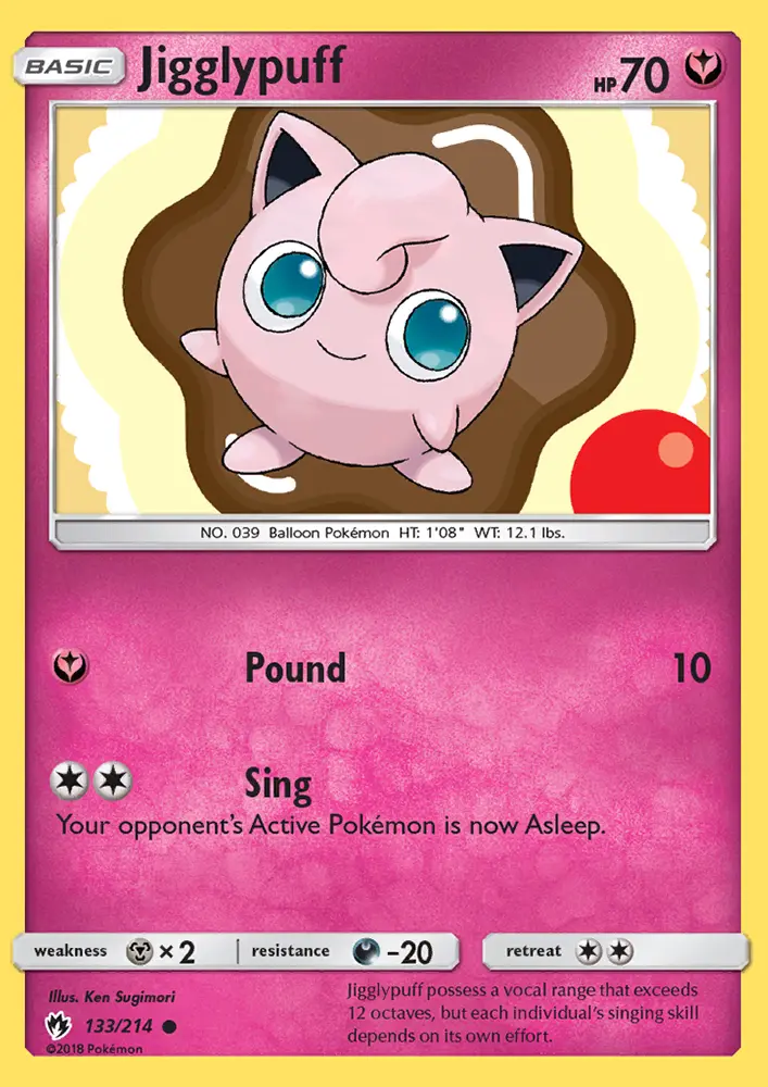 Jigglypuff - Lost Thunder Pokemon Card