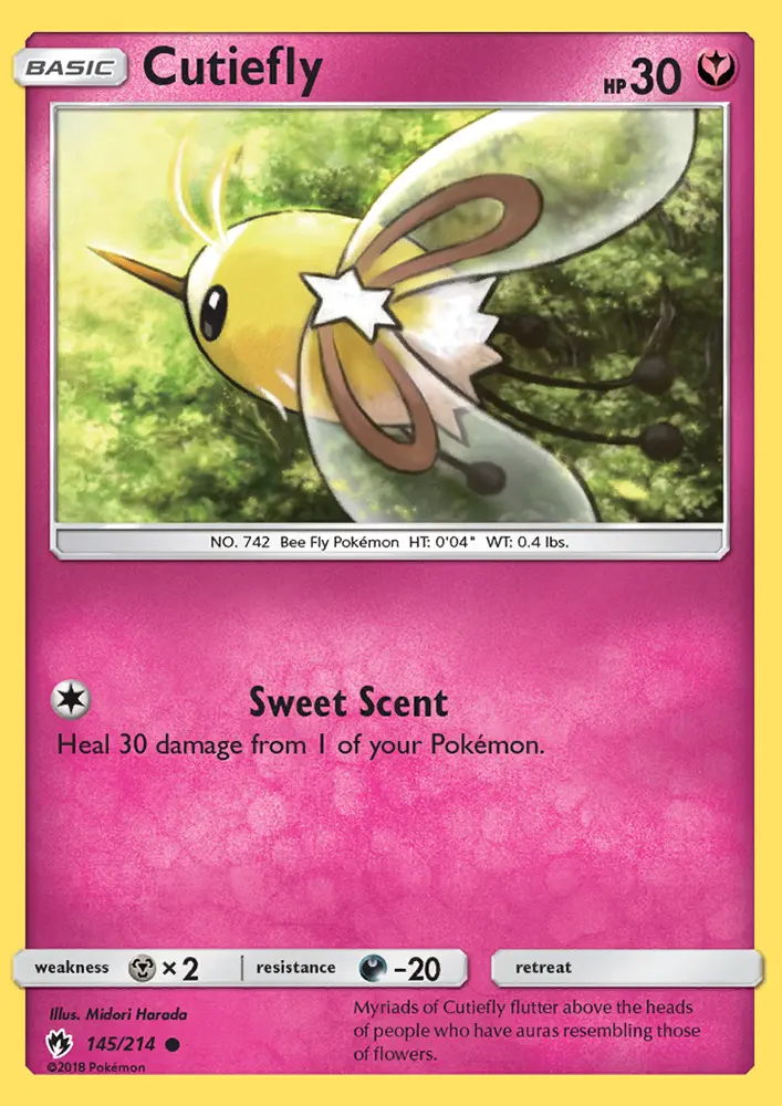 Cutiefly - Lost Thunder Pokemon Card
