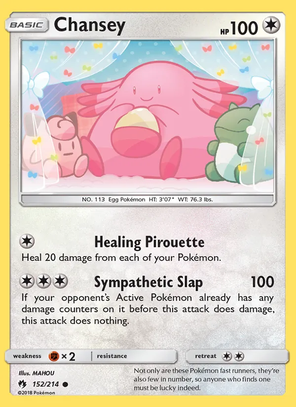 Chansey - Lost Thunder Pokemon Card