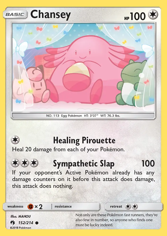 Chansey - Lost Thunder Pokemon Card