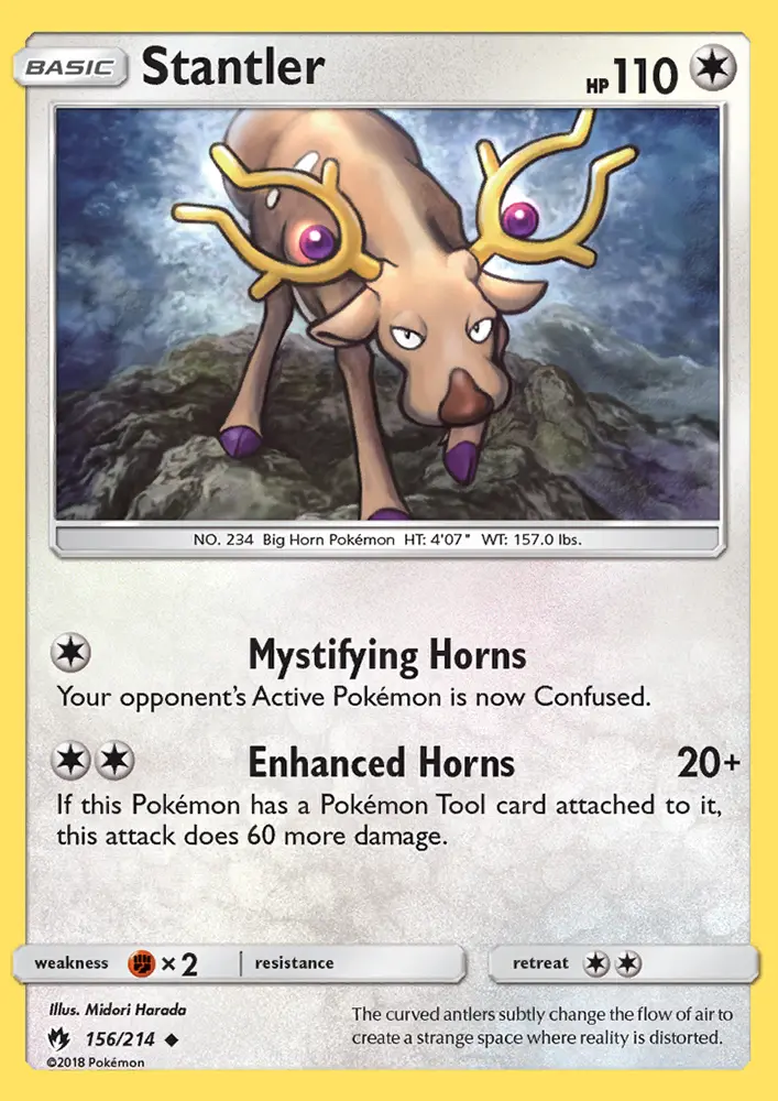 Stantler - Lost Thunder Pokemon Card