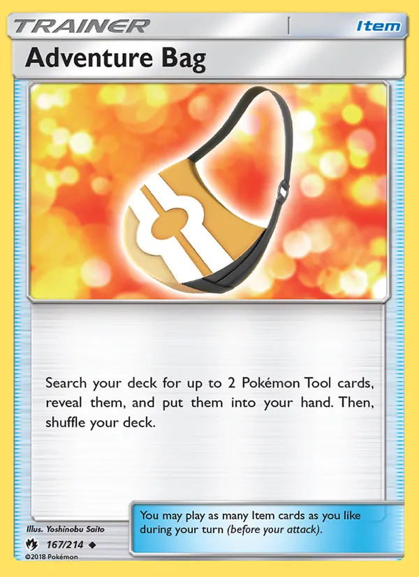 Adventure Bag - Lost Thunder Pokemon Card
