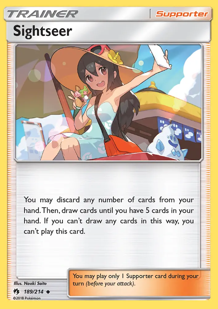 Sightseer - Lost Thunder Pokemon Card