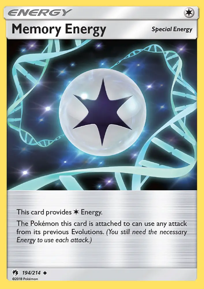 Memory Energy - Lost Thunder Pokemon Card