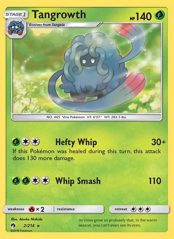 Tangrowth - Lost Thunder Pokemon Card