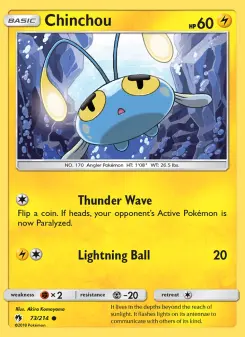 Chinchou - Lost Thunder