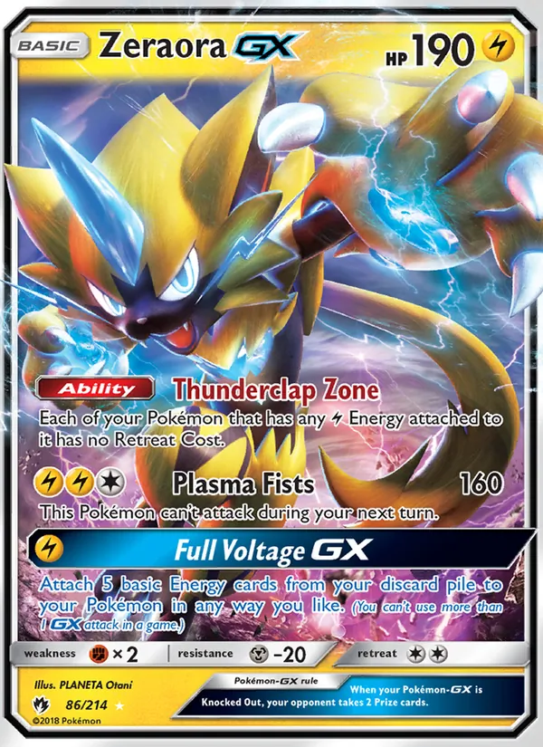 Zeraora GX - Lost Thunder Pokemon Card