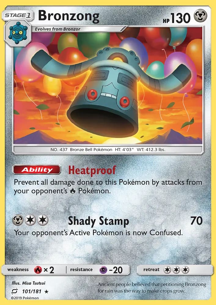 Bronzong - Team Up Pokemon Card