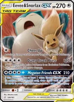 Eevee & Snorlax GX - Team Up