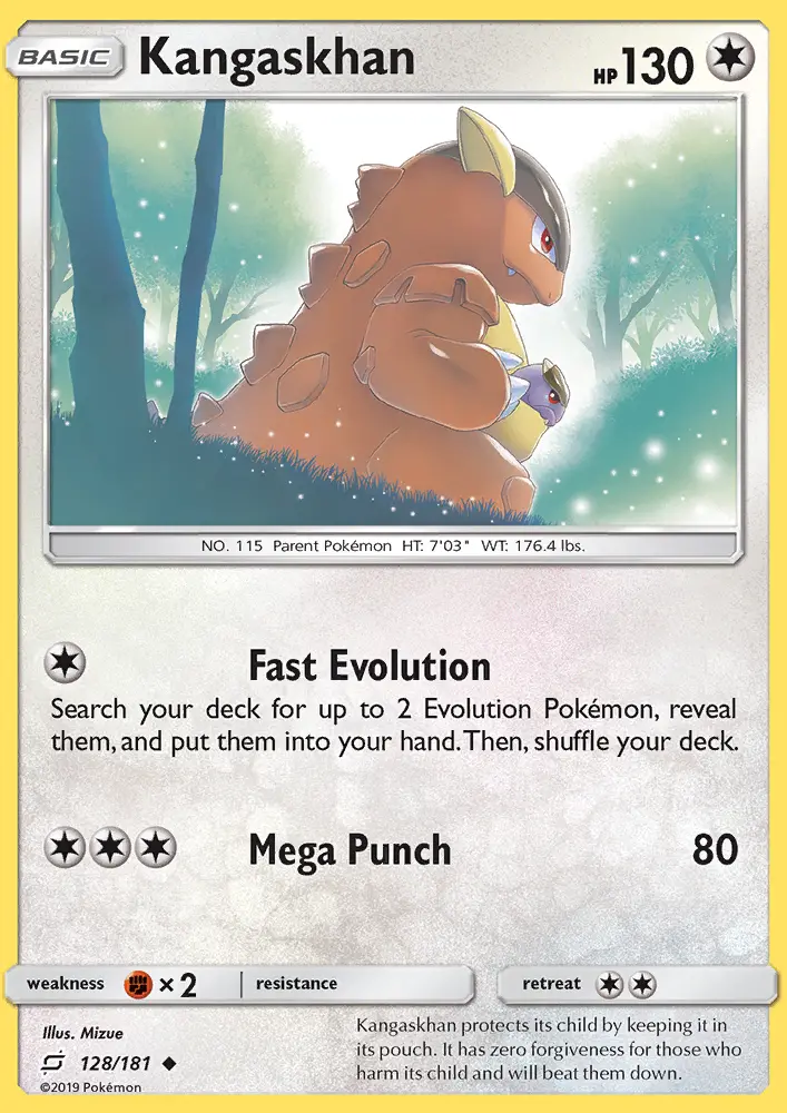 Kangaskhan - Team Up Pokemon Card