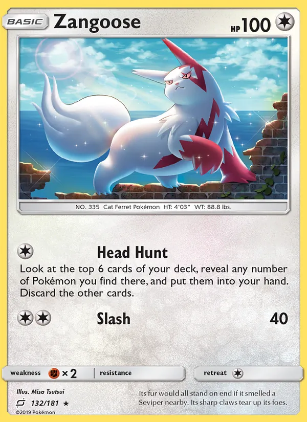 Zangoose - Team Up Pokemon Card