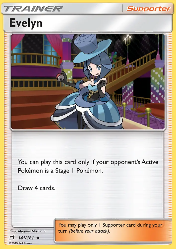 Evelyn - Team Up Pokemon Card