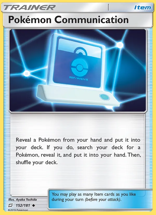 Pokémon Communication - Team Up Pokemon Card