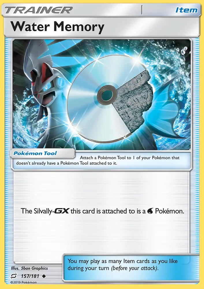 Water Memory - Team Up Pokemon Card