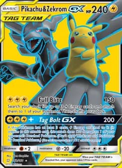 Pikachu & Zekrom GX - Team Up