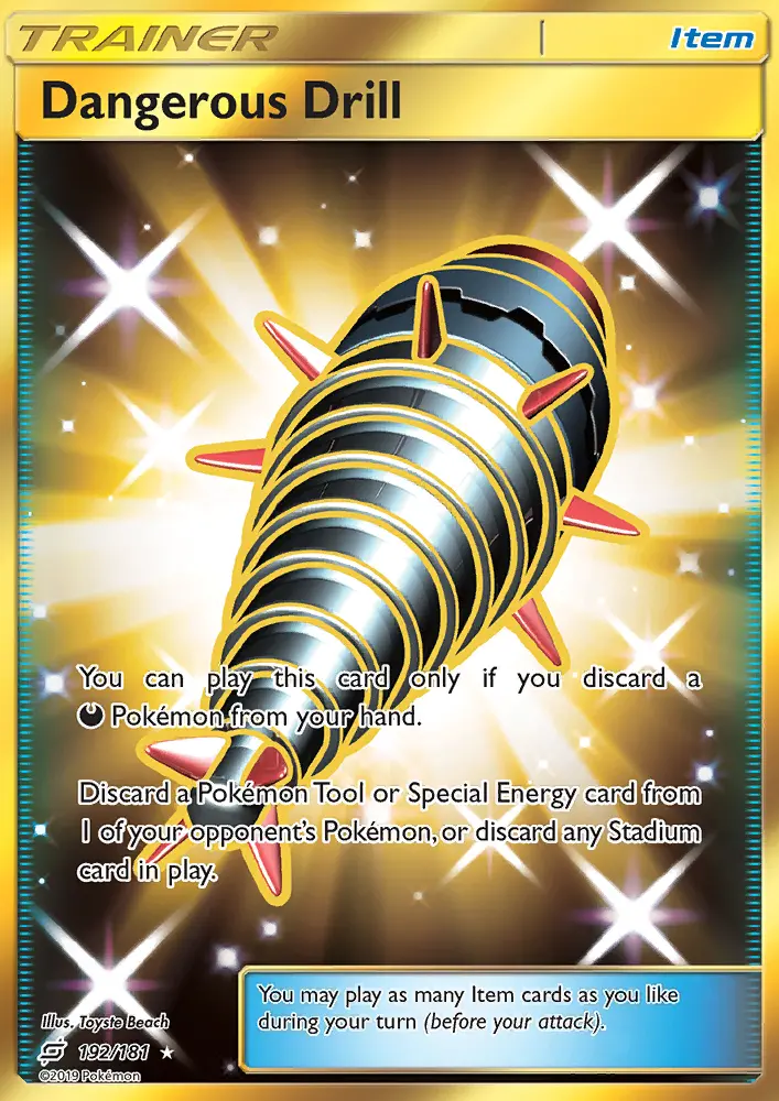 Dangerous Drill - Team Up Pokemon Card