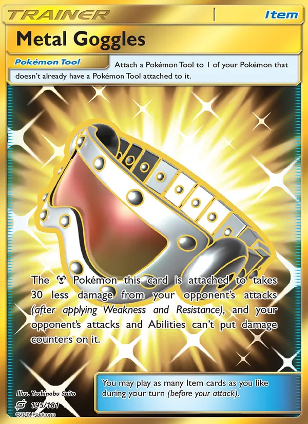 Metal Goggles - Team Up Pokemon Card